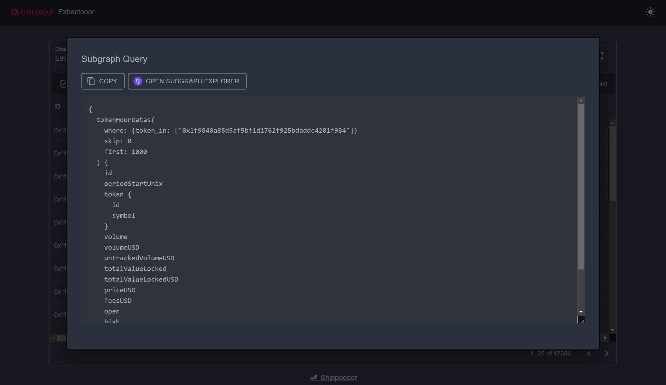 Introducing the Uniswap data extractor